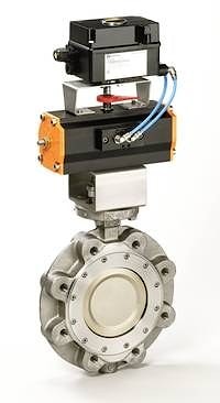 Затвор фланцевый двухэксцентриковый поворотный HP 114