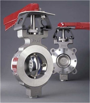 Затвор поворотный дисковый с двойным эксцентриситетом Bray серии 40...45