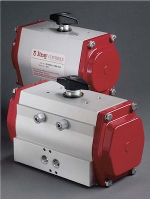 Привод пневматический Bray серии 92/93