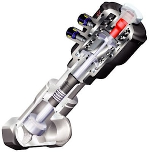 Отсечной пневмоклапан с наклонным штоком ARI-STEVI AS 350